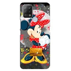 Чохол Disney Mouse Tecno Pova (PREMIUMPrint) (Minni з бантіком)