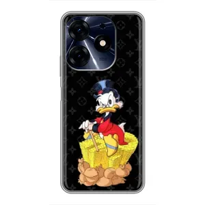 Чехли для TECNO Spark 10 Pro - Скрудж МакДак Louis Vuitton (PREMIUMPrint) (Богатство Макдака)