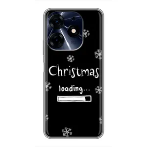 Рождественские, Праздничные Чехлы для Техно Спарк 10 Про (Christmas loading)