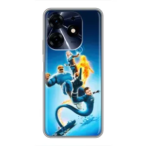 Чехол с принтом Фантастическая четверка для TECNO Spark 10 Pro (Герои Фантастическая Четверка)