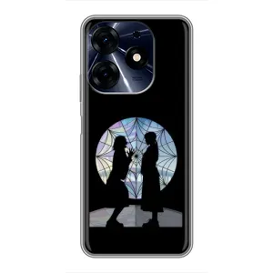 Чехлы Венсдей на TECNO Spark 10 Pro Уэнсдей (AlphaPrint) (комната Уэнздей)