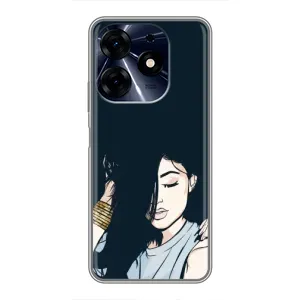 Чехол с печатью для TECNO Spark 10 Pro - (Мода) (AlphaPrint)
