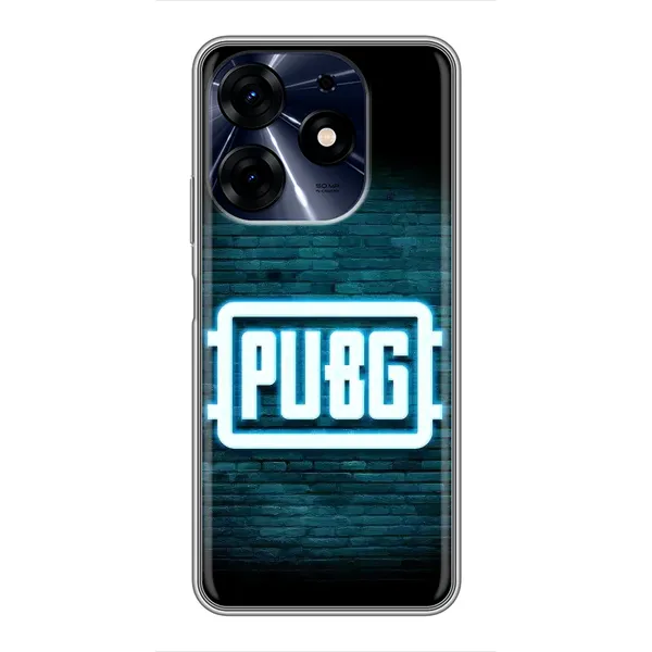 Чохол з принтом «Лого PUBG» для TECNO Spark 10 Pro