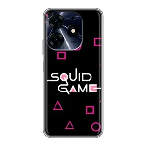 Чехол Гра в кальмара для TECNO Spark 10 Pro (Паттерн Игра кальмара)