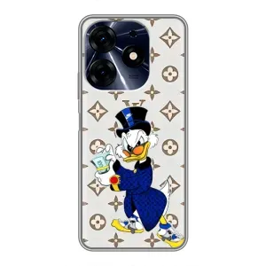 Чехли для TECNO Spark 10 Pro - Скрудж МакДак Louis Vuitton (PREMIUMPrint) (Макдак на стилі)