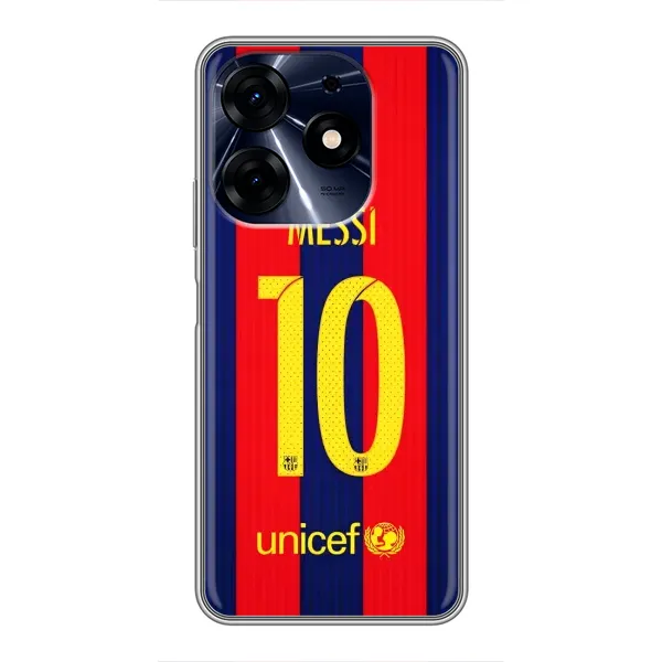 Чехол с принтом «Messi Barca 10» для TECNO Spark 10 Pro