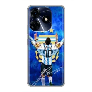 Чехлы для TECNO Spark 10 Pro (Leo чемпион) (AlphaPrint) (Месси сборная)