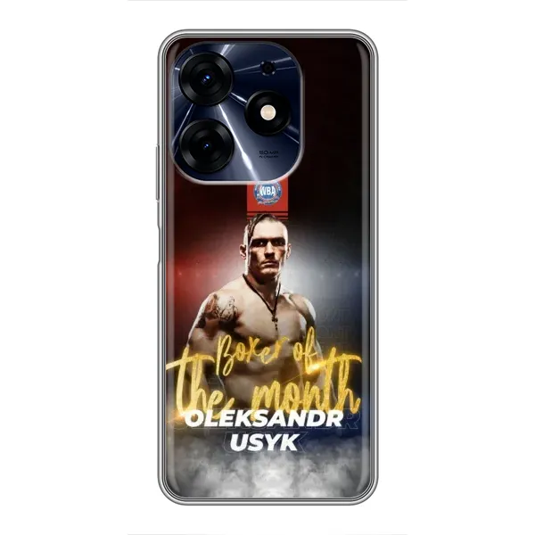 Чохол з принтом «Olexandr Usyk» для TECNO Spark 10 Pro Чохол з принтом «Olexandr Usyk» для TECNO Spark 10 Pro