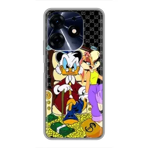Чехли для TECNO Spark 10 Pro - Скрудж МакДак Louis Vuitton (PREMIUMPrint) (Стильна Утка)