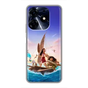 Чехол с мультфильмом Моана TECNO Spark 10 Pro (Команда Ваяна Мауи)
