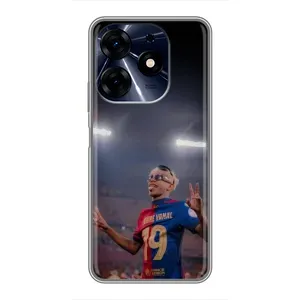 Чохол з футболістом Ламін Ямаль TECNO Spark 10 Pro (Ямаль на стадіоні)