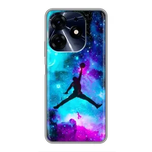 Чехлы для TECNO Spark 10 Pro - с картинкой JORDAN (AlphaPrint) (Яркий Джордан)