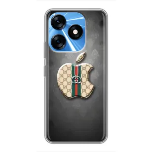 Чехлы ГУЧЧИ для Техно Спарк 10 (AlphaPrint) (Apple gucci)