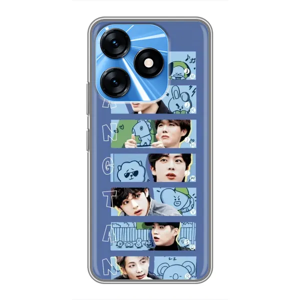 Чехол с принтом «Bangtan» для TECNO Spark 10 Чехол с принтом «Bangtan» для TECNO Spark 10