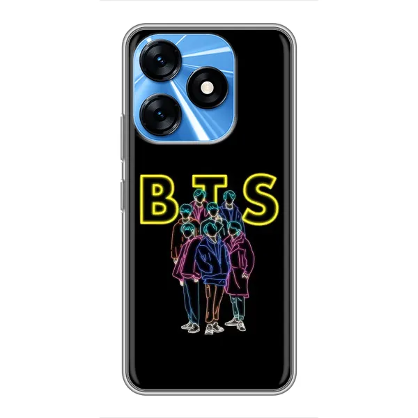 Чехол с принтом «BTS стайл» для TECNO Spark 10 Чехол с принтом «BTS стайл» для TECNO Spark 10