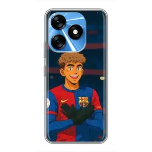 Чехол с футболистом Ламин Ямаль TECNO Spark 10 (Футболист Ямаль)