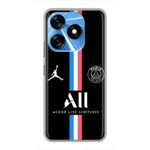 Чехлы PSG для TECNO Spark 10 (AlphaPrint) (футболка ПСЖ)