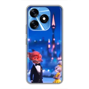 Чехол Зоотрополіс на TECNO Spark 10 (Романтический вечер Зверополис)