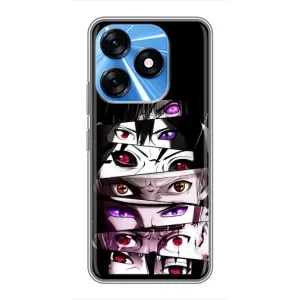 Чехол с принтом «Глаза Anime» для TECNO Spark 10
