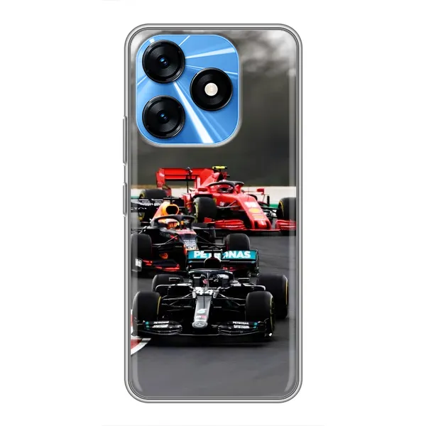Чехол с принтом «Гонка Формула 1» для TECNO Spark 10 Чехол с принтом «Гонка Формула 1» для TECNO Spark 10
