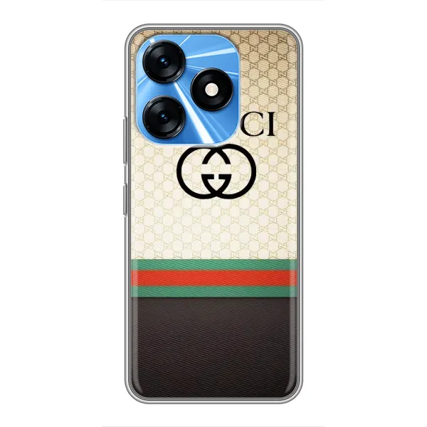 Чехол с принтом «GUCCI стиль» для TECNO Spark 10 Чехол с принтом «GUCCI стиль» для TECNO Spark 10