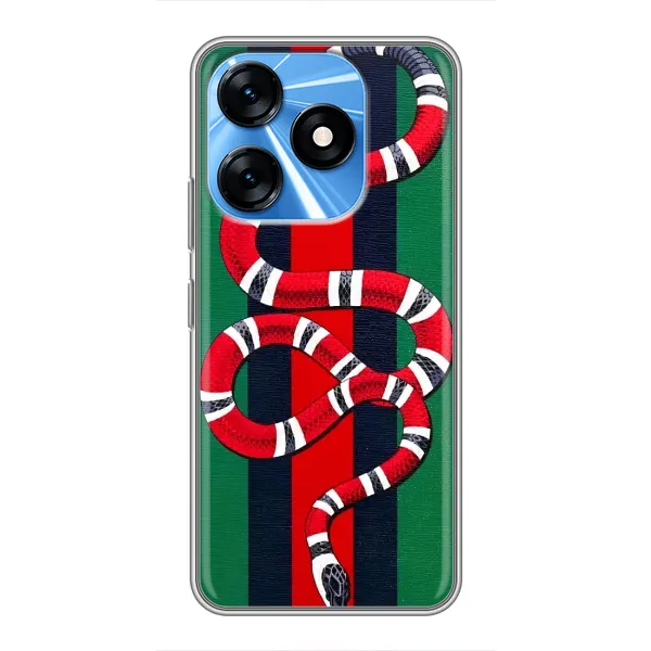 Чехол с принтом «Gucci змия» для TECNO Spark 10 Чехол с принтом «Gucci змия» для TECNO Spark 10
