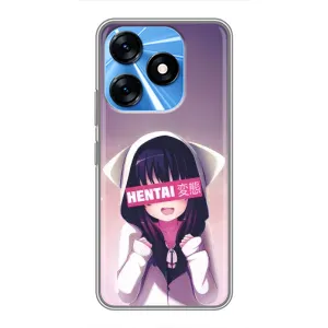 Чехол с принтом «Hentai chan» для TECNO Spark 10