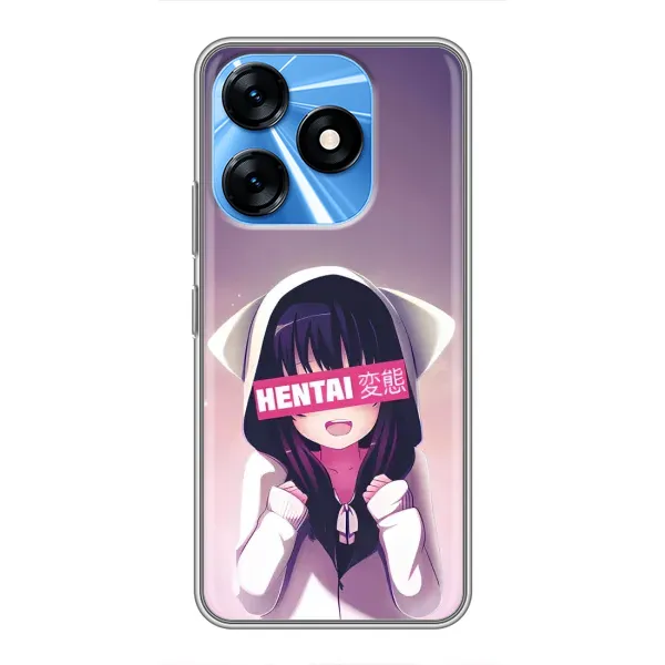 Чехол с принтом «Hentai chan» для TECNO Spark 10