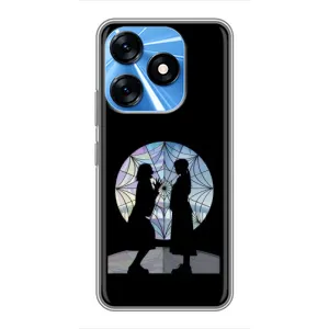 Чехлы Венсдей на TECNO Spark 10 Уэнсдей (AlphaPrint) (комната Уэнздей)