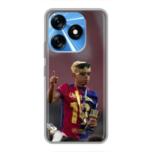 Чехол с футболистом Ламин Ямаль TECNO Spark 10 (Lamine Yamal)