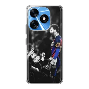 Чехлы Месси для TECNO Spark 10 (AlphaPrint) (Lionel Messi)
