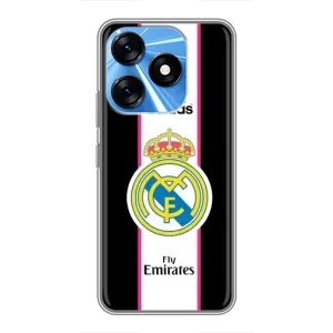 Чехол для TECNO Spark 10 с принтом Реал Мадрид (Лого Real Madrid)