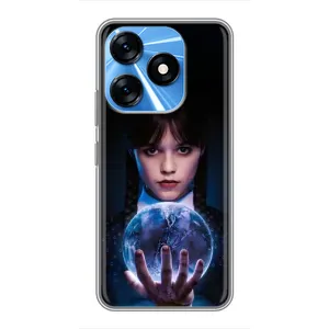 Чехол с дизайном Венздей 2 на TECNO Spark 10 (Магическая сфера Уэнздей)