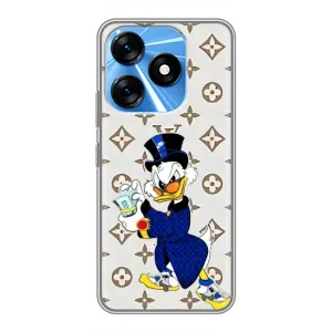 Чехли для TECNO Spark 10 - Скрудж МакДак Louis Vuitton (PREMIUMPrint) (Макдак на стилі)