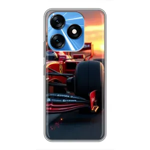 Чехол Формула1 на TECNO Spark 10 (Макларен на закате)