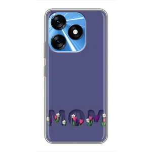 Чехлы для мамы на TECNO Spark 10 (Мама в цветах)