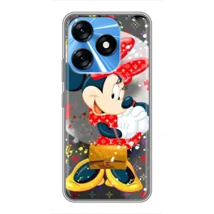 Чохол Disney Mouse TECNO Spark 10 (PREMIUMPrint) (Minni з бантіком)