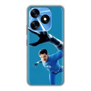 Чехол с принтом Фантастическая четверка для TECNO Spark 10 (Мистер Фантастик супергерой)