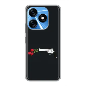 Чехлы (ART) Цветы на TECNO Spark 10 (VPrint) (Неочікувані квіти)