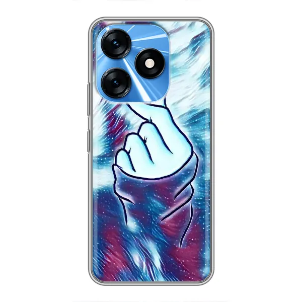 Чохол з принтом «Радужне серце» для TECNO Spark 10 Чохол з принтом «Радужне серце» для TECNO Spark 10