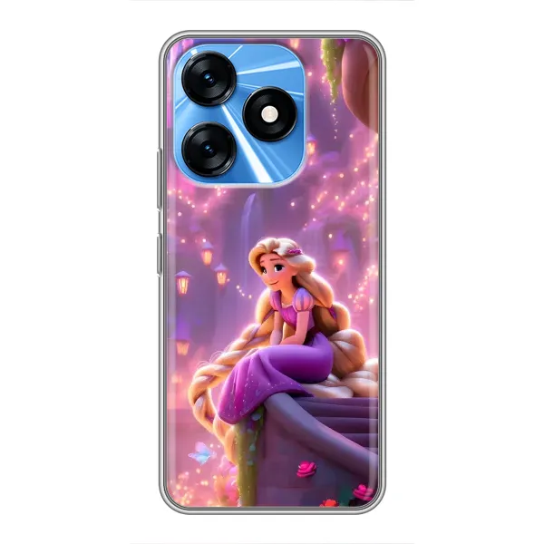 Чехол с принтом «Рапунцель в замке» для TECNO Spark 10 Чехол с принтом «Рапунцель в замке» для TECNO Spark 10