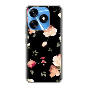 Чохли з квітами для TECNO Spark 10 (VPrint) (Трояндочки)