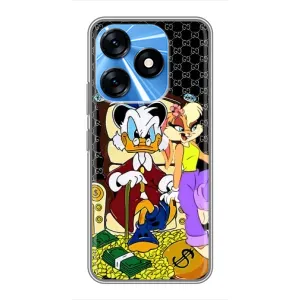 Чехли для TECNO Spark 10 - Скрудж МакДак Louis Vuitton (PREMIUMPrint) (Стильна Утка)