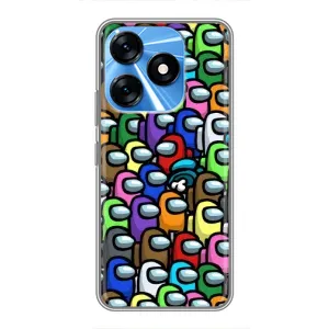 Чохли Амонг Ас для TECNO Spark 10 (AlphaPrint) (Убитий)