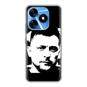 Чохол для TECNO Spark 10 (AlphaPrint - с принтом Зеленського)