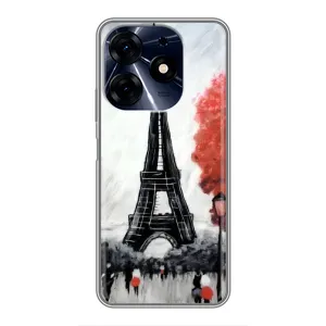Чохол Ейфелева Вежа TECNO Spark 10c - (AlphaPrint) (Вежа в Парижі)