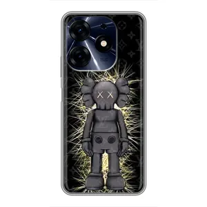 Чохли для TECNO Spark 10c - Bearbrick Louis Vuitton (PREMIUMPrint) (Bearbrick LV)