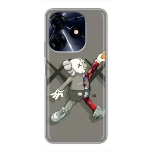 Чохли для TECNO Spark 10c - Bearbrick Louis Vuitton (PREMIUMPrint) (Беарбрік Джордан)