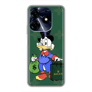 Чехли для TECNO Spark 10c - Скрудж МакДак Louis Vuitton (PREMIUMPrint) (Богата Утка)
