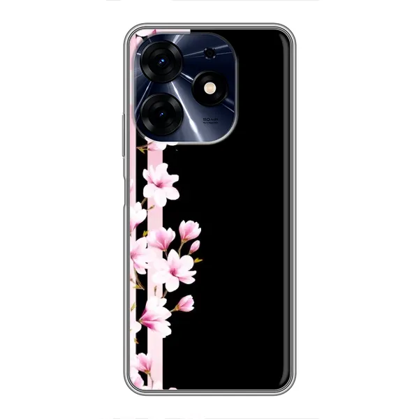 Чохол з принтом «Квіточки» для TECNO Spark 10c Чохол з принтом «Квіточки» для TECNO Spark 10c